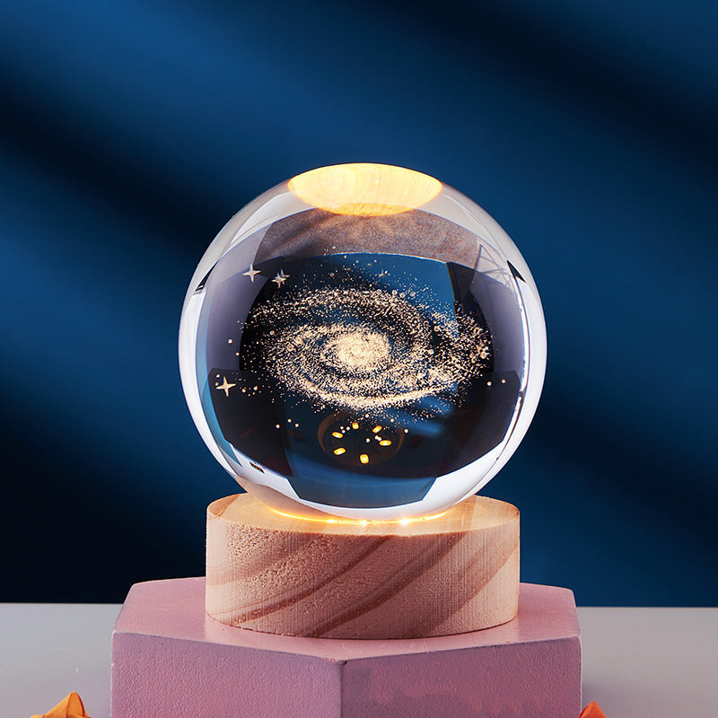 3D Night Lamp | Stylish USB Crystal Lighting