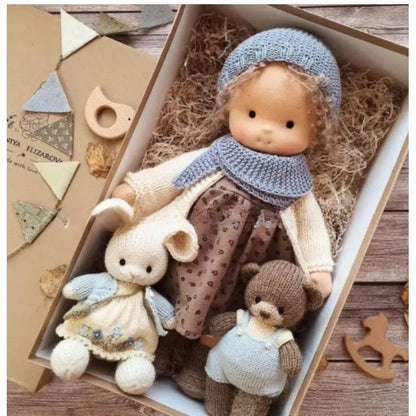 Handmade Cotton Plush Doll | Soft, Safe & Gift-Ready