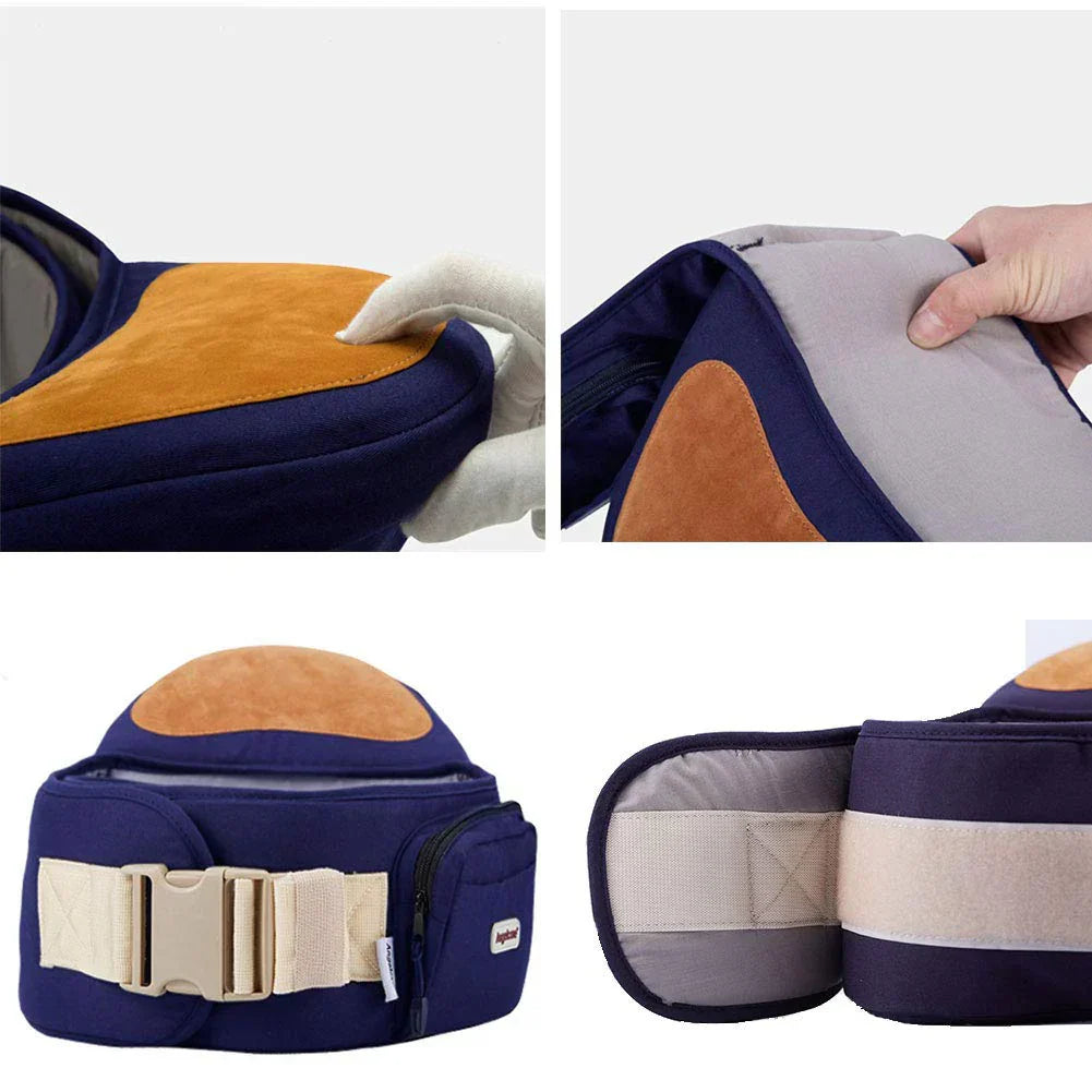 Ergonomic Baby Hip Carrier | Lightweight Cotton for Comfortable Carrying