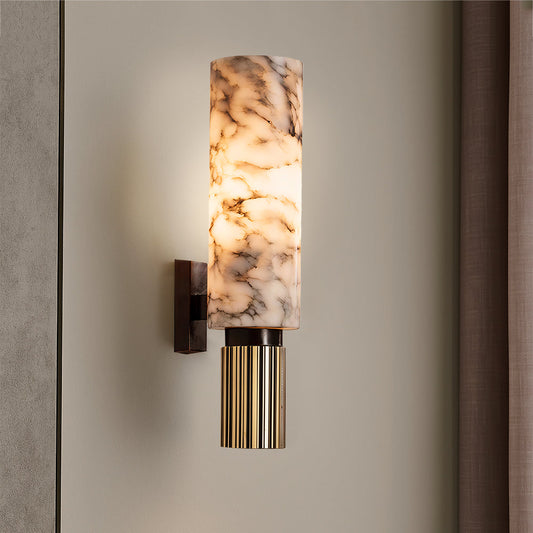 Copper Stone Wall Lamp | Contemporary Minimalist Design