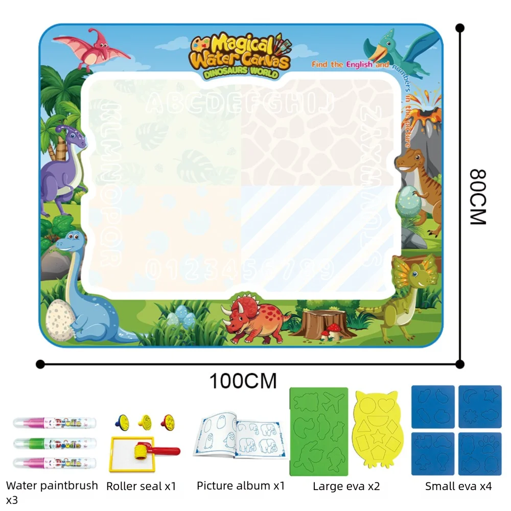 Extra Large Water Drawing Mat | Non-Toxic, Mess-Free Creative Fun