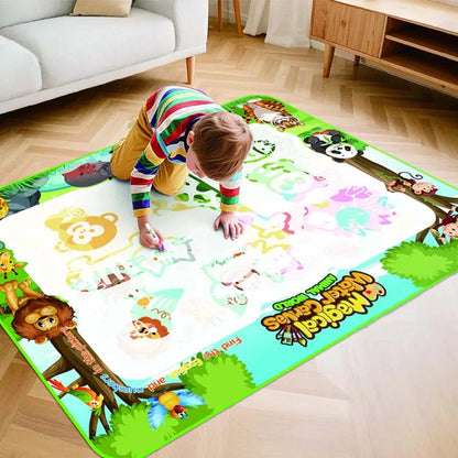 Extra Large Water Drawing Mat | Non-Toxic, Mess-Free Creative Fun
