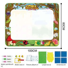 Extra Large Water Drawing Mat | Non-Toxic, Mess-Free Creative Fun