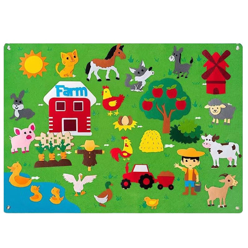 Interactive Felt Play Board | Encourages Creativity and Imagination