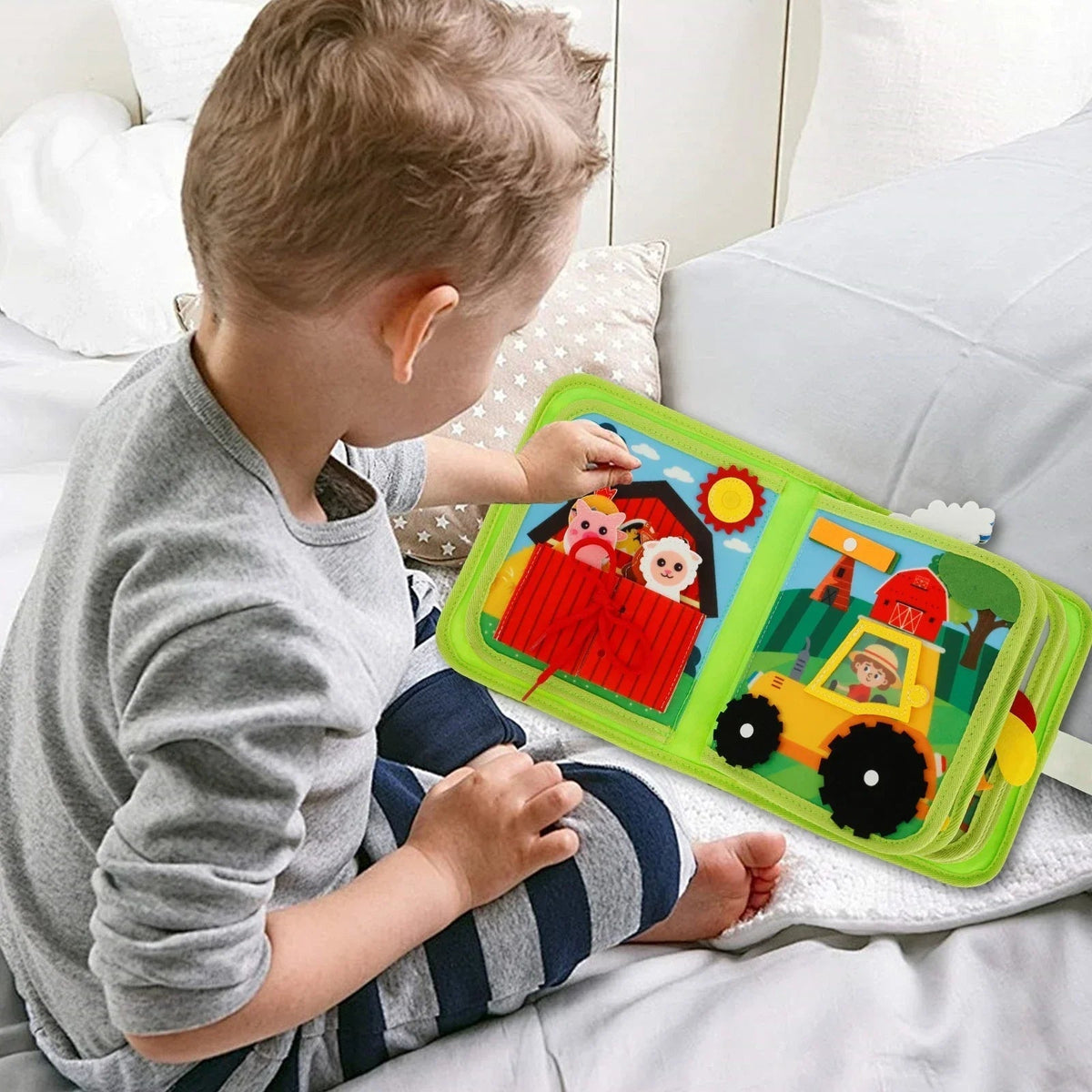 Farm Animal Learning Book | Interactive Fun for Early Readers