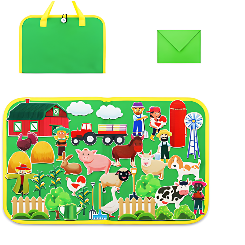 Portable Felt Storytelling Set | Inspires Creativity and Learning