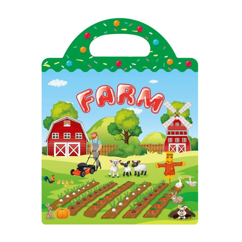 Reusable Sticker Book for Kids | Mess-Free Fun with Animal Themes