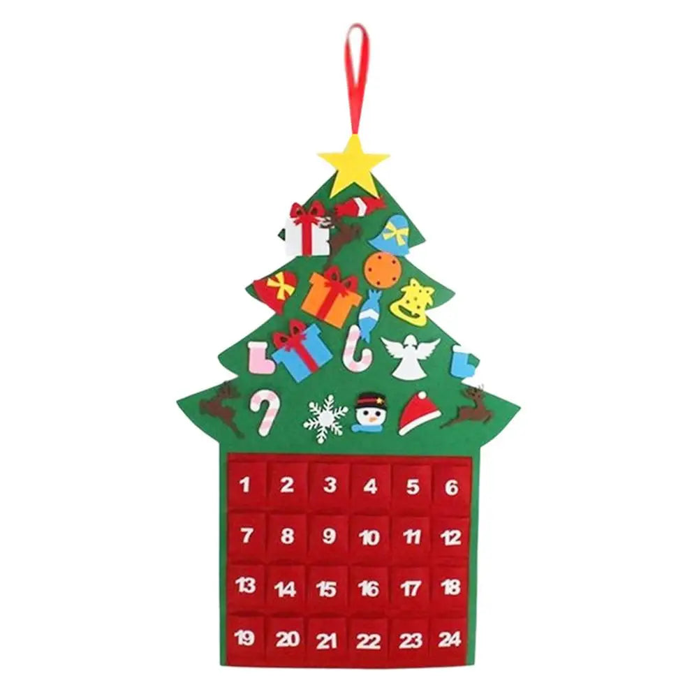 Advent Calendar for Christmas Countdown | 24 Fillable Pockets for Surprises