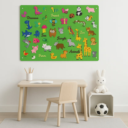 Felt Storyboard Set | Movable Animal Characters for Imaginative Play