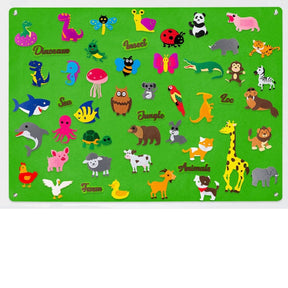 Felt Storyboard Set | Movable Animal Characters for Imaginative Play