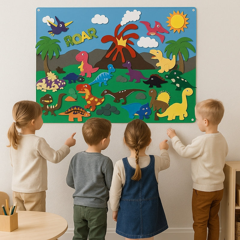 Felt Storyboard Set | Movable Animal Characters for Imaginative Play
