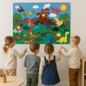Felt Storyboard Set | Movable Animal Characters for Imaginative Play