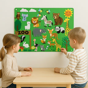 Felt Storyboard Set | Movable Animal Characters for Imaginative Play