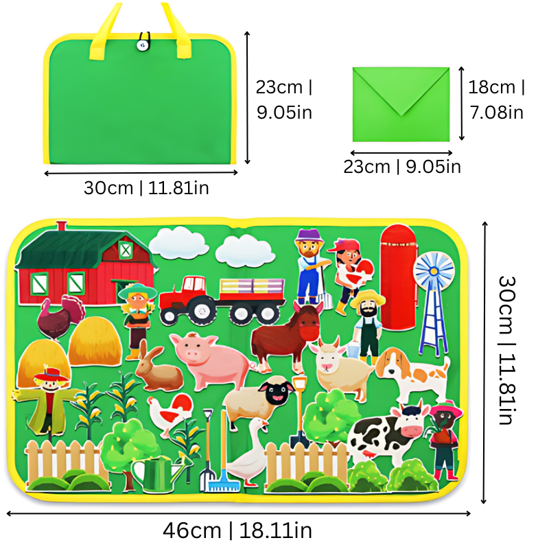 Felt Storytelling Set | Portable Play for Imaginative Learning