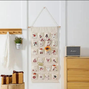 Advent Calendar with Large Pockets | Interactive Countdown for Kids