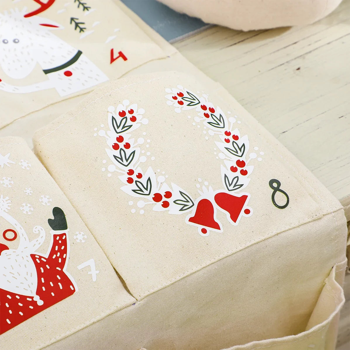Interactive Advent Calendar | Colorful Design with Large Pockets