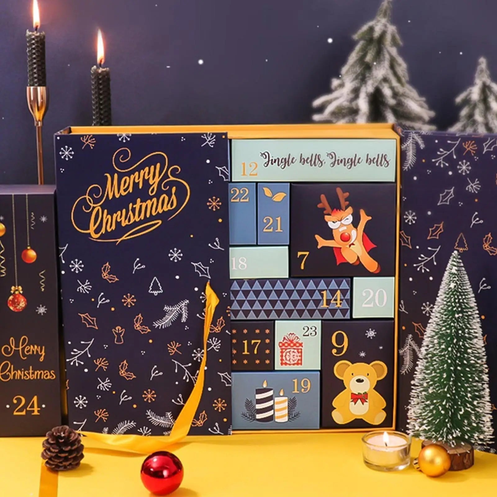 Handmade Advent Calendar | 24 Pockets for Creative Surprises