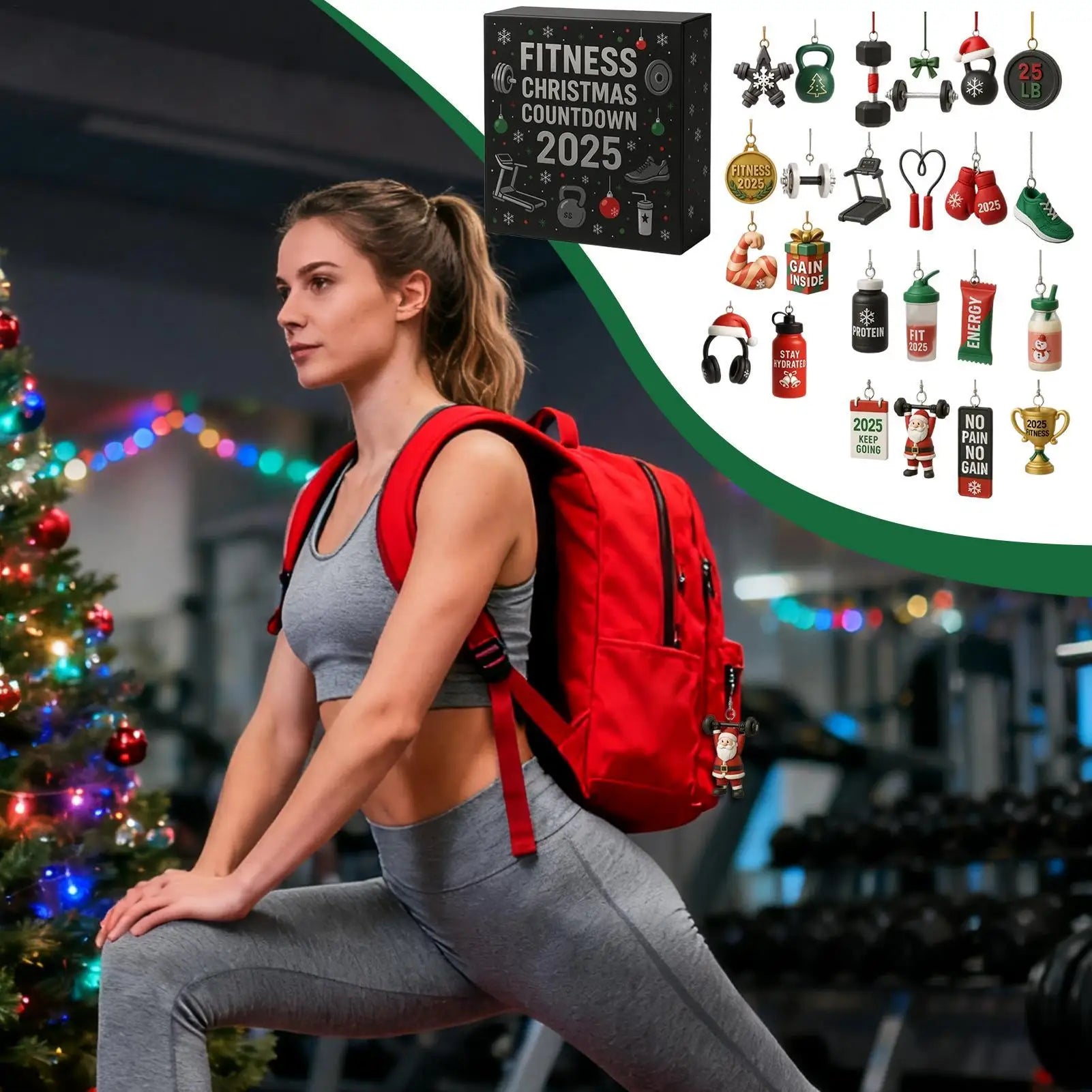 Fitness Advent Calendar | Motivational Daily Workout Items