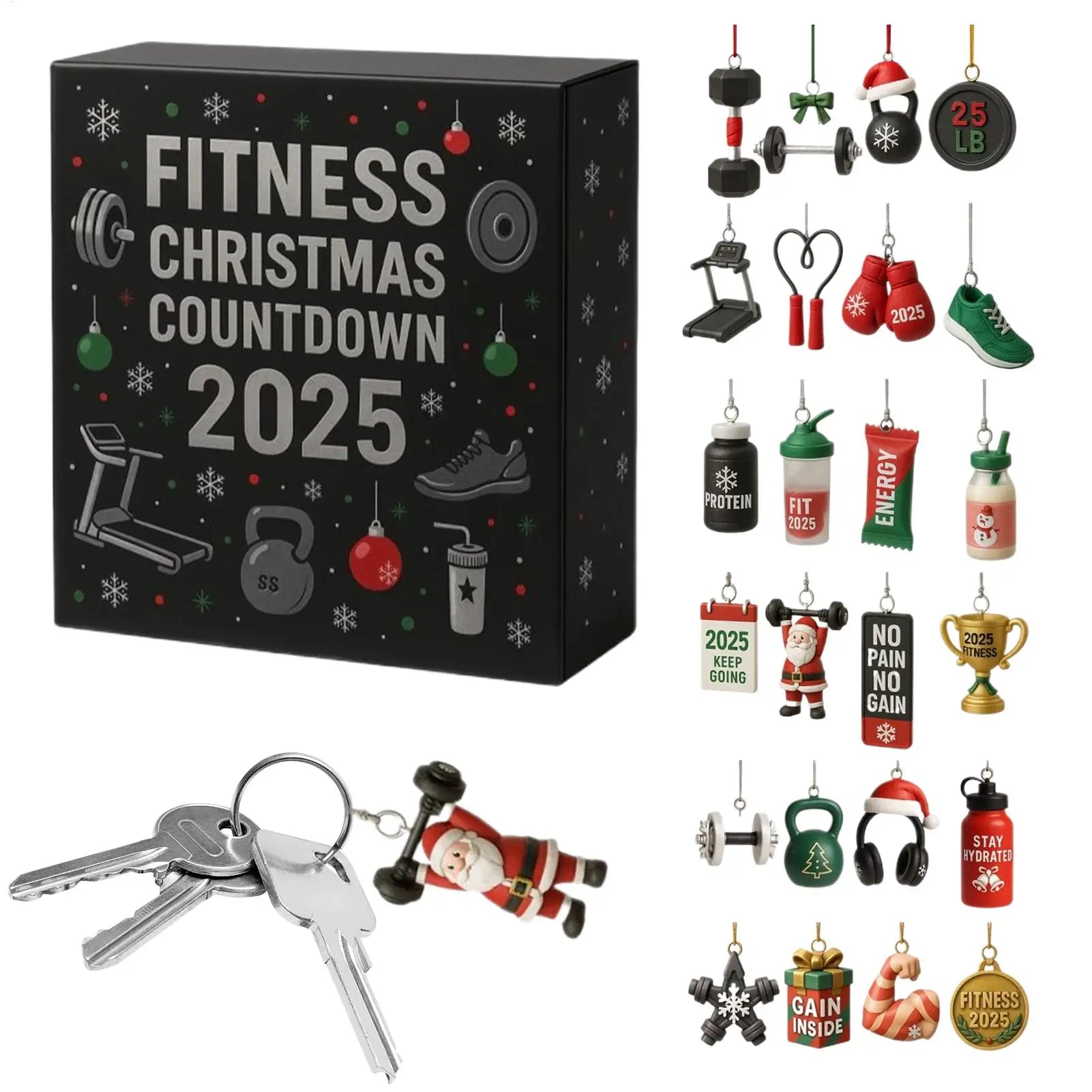 Fitness Advent Calendar | Motivational Daily Workout Items