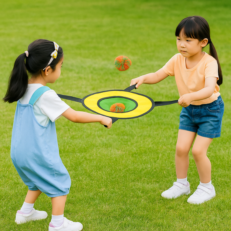 Elastic Throw and Catch Game | Fun Outdoor Activity for Kids