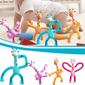 Flexible Giraffe Toy | Suction Cup for Creative Play