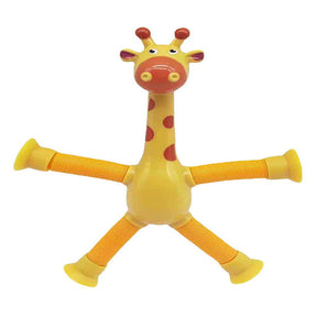 Flexible Giraffe Toy | Suction Cup for Creative Play
