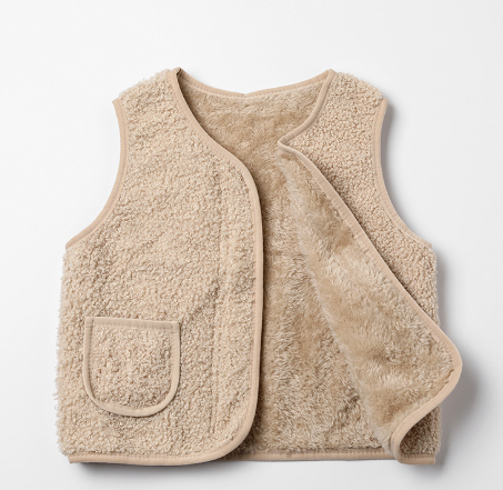 Lightweight Teddy Vest | Soft, Warm Layer for Cold Days