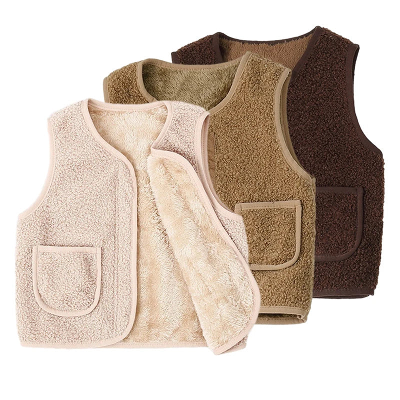 Lightweight Teddy Vest | Soft, Warm Layer for Cold Days