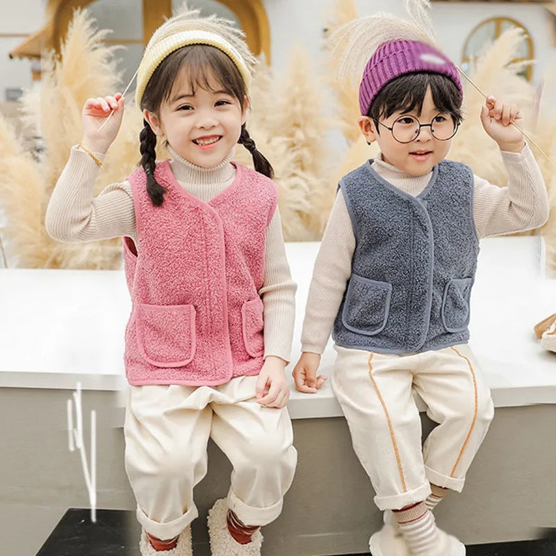Lightweight Teddy Vest | Soft, Warm Layer for Cold Days