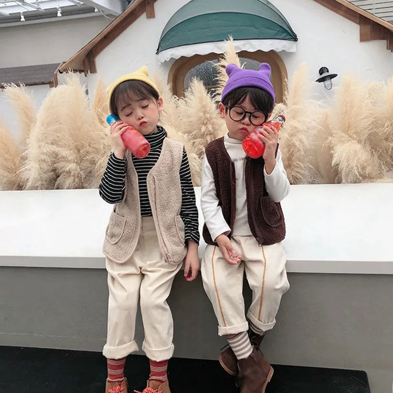 Lightweight Teddy Vest | Soft, Warm Layer for Cold Days
