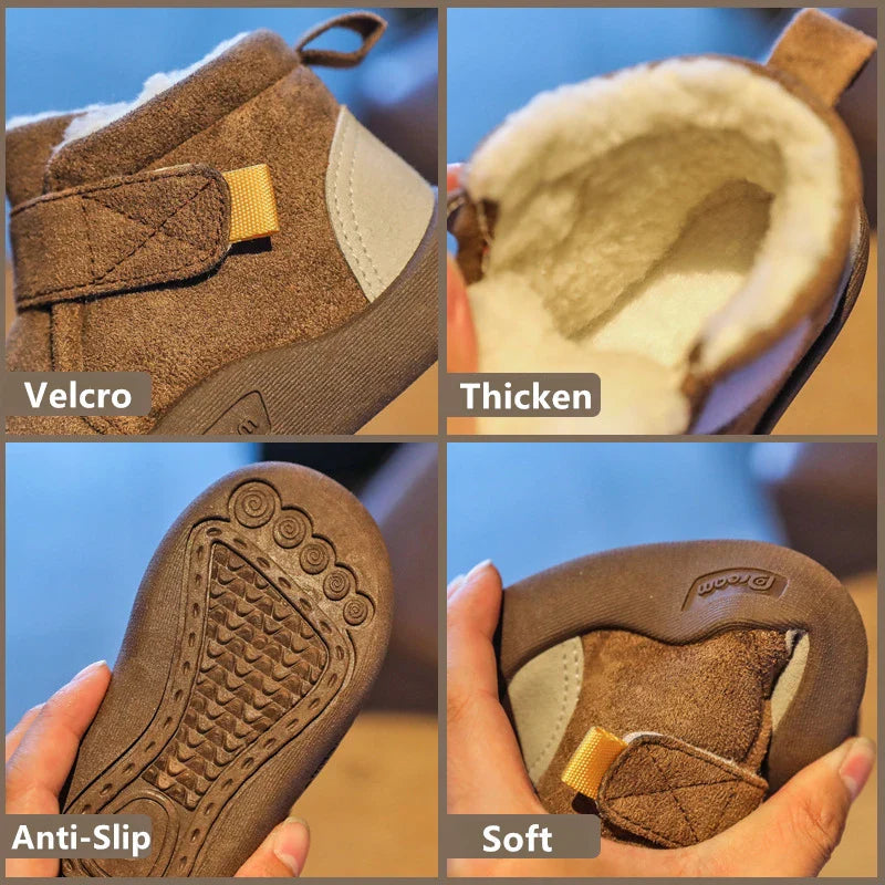 Children's Winter Boots | Plush Lining and Non-Slip Sole
