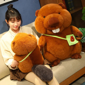 Beaver Plush Toy | Soft, Cuddly, Available in Sizes