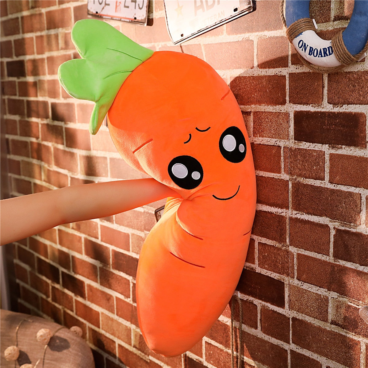 Funny Carrot Plush Toy | Soft, Cuddly, and Cheerful