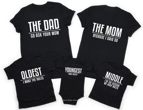 Family Matching T-Shirts | Soft Cotton for All Ages