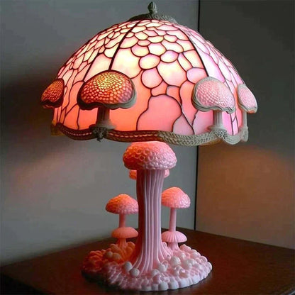 Stained Glass Ambient Lamp | Handcrafted Colorful Light Fixture