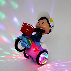Kids LED Tricycle | Colorful Design with Light Show