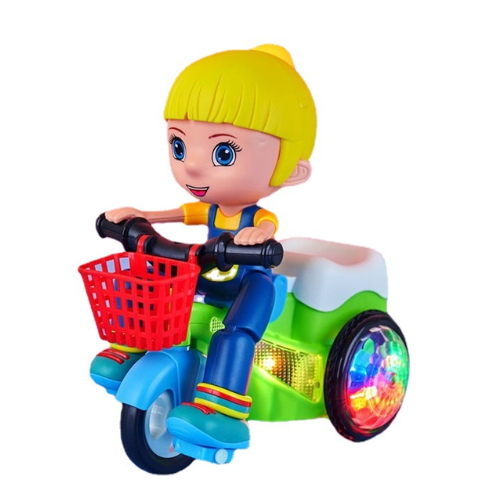 Kids LED Tricycle | Colorful Design with Light Show