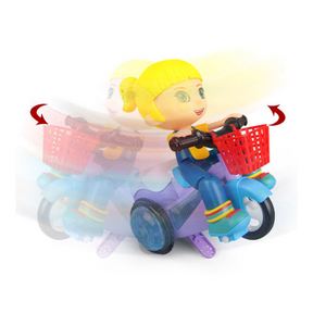 Kids LED Tricycle | Colorful Design with Light Show