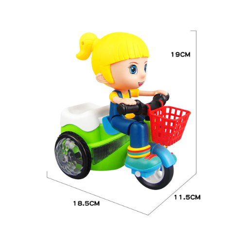 Kids LED Tricycle | Colorful Design with Light Show