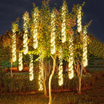 Outdoor LED String Lights | Meteor Shower Effect for Gardens