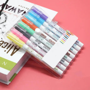 Fluorescent Highlighters Set | Ergonomic, Bright Colors for All Ages