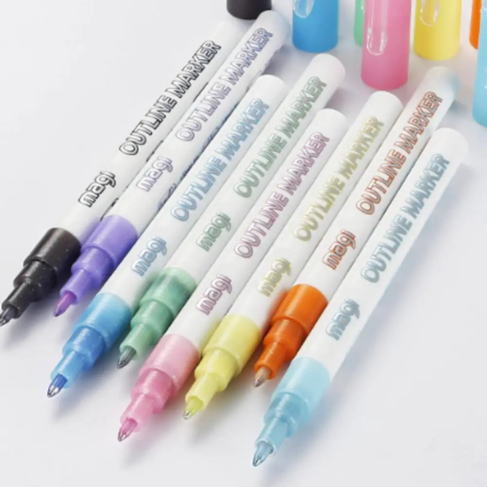 Fluorescent Highlighters Set | Ergonomic, Bright Colors for All Ages