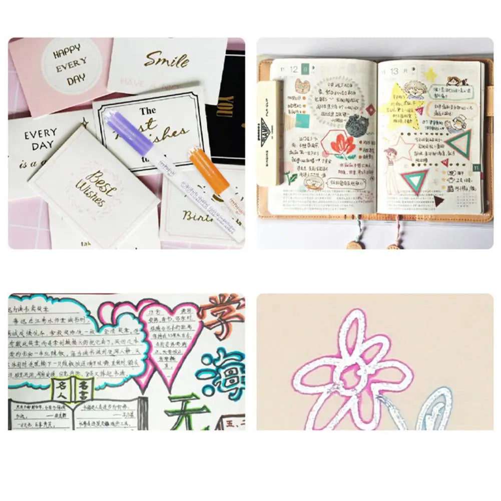 Fluorescent Highlighters Set | Ergonomic, Bright Colors for All Ages