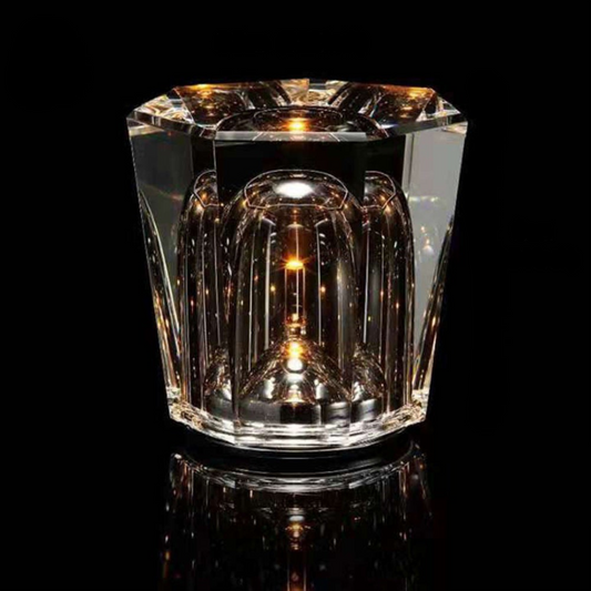 Wireless LED Crystal Lamp | Elegant Design with Long Battery Life