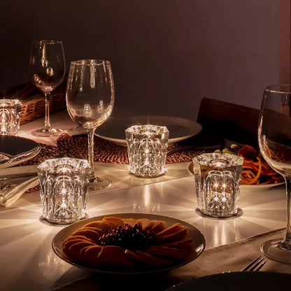 Wireless LED Crystal Lamp | Elegant Design with Long Battery Life