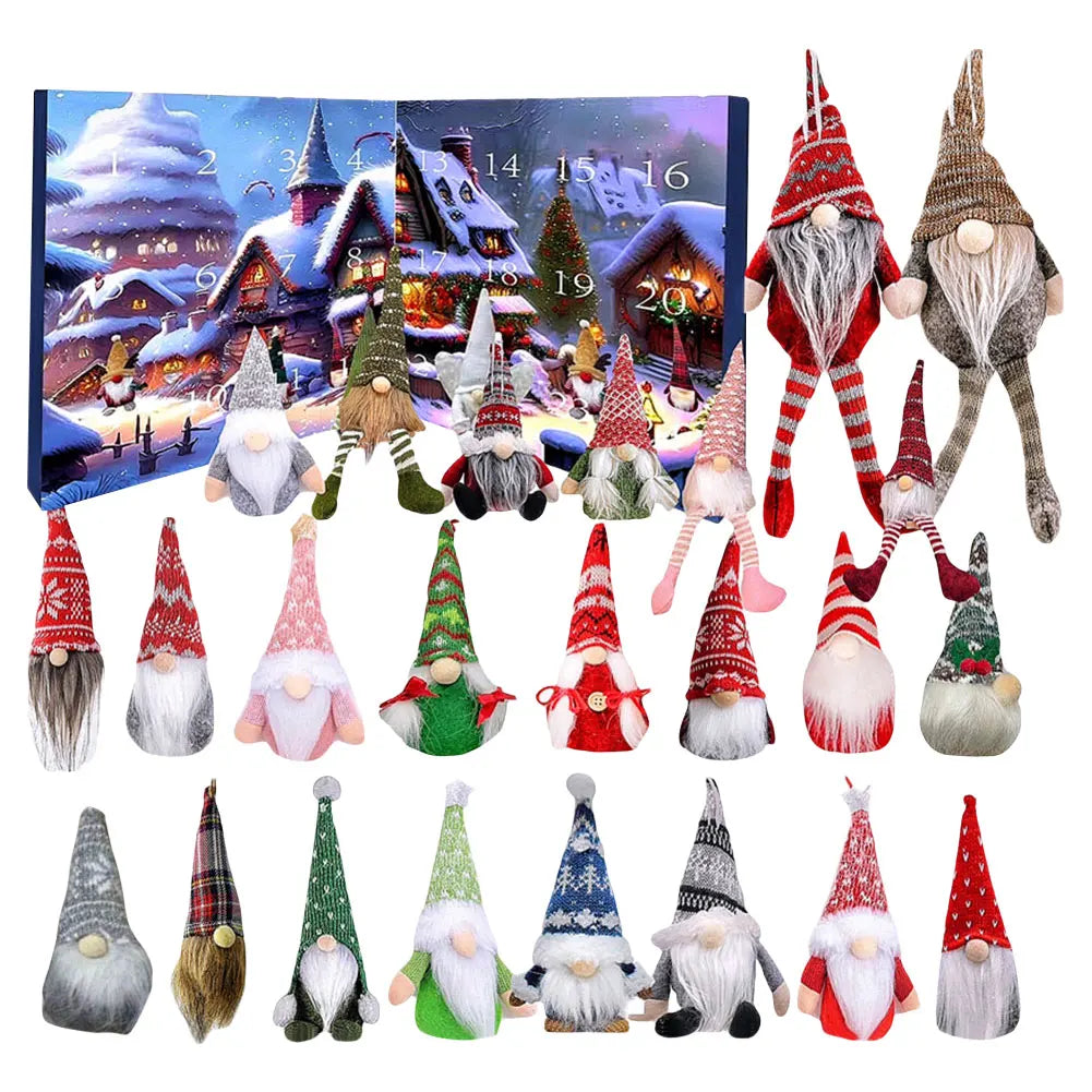 Advent Calendar for Kids | 24 Unique Plush Gnome Charms