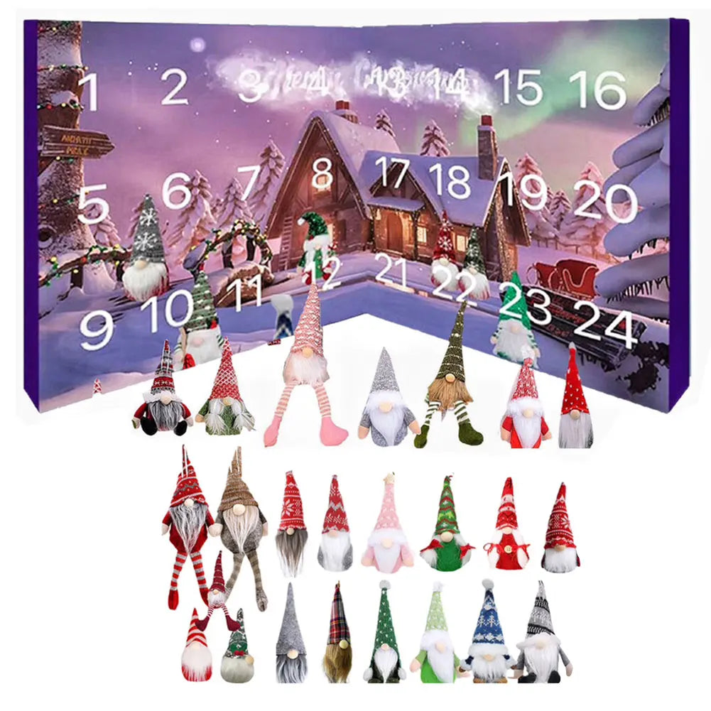 Advent Calendar for Kids | 24 Plush Gnome Surprises