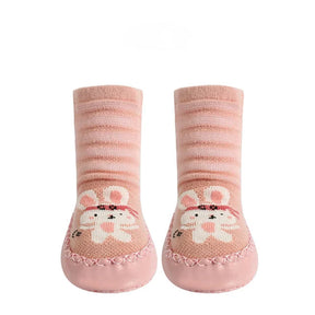 Non-Slip Baby Socks | Cute Animal Print Design