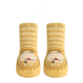 Non-Slip Baby Socks | Cute Animal Print Design