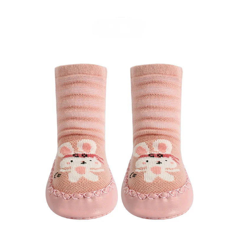 Non-Slip Baby Socks | Cute Animal Print Design